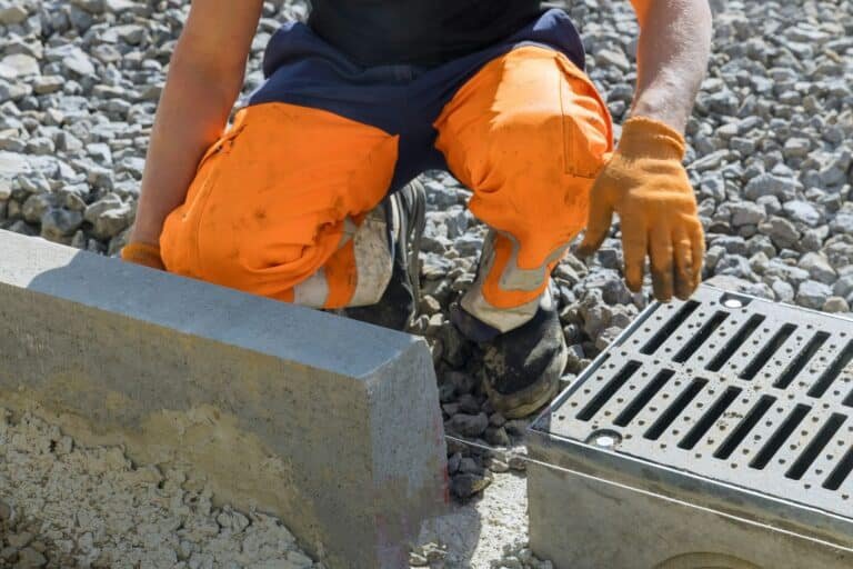 construction de drainage d'eau